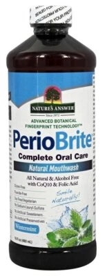 Nature S Answer  Periowash Mouthwash Alcohol Free Winter Mint  1 Each  16 Oz - Image 1 of 3