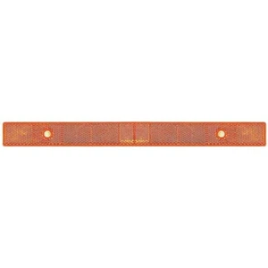 12 Inch Amber Quick Mount Reflector With 2 Screw Mounting Holes - Bild 1 von 1