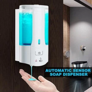 Wall Mounted Automatic Infrared Sensor Touchless Hand-Free Soap Dispenser 450ml - Picture 1 of 8