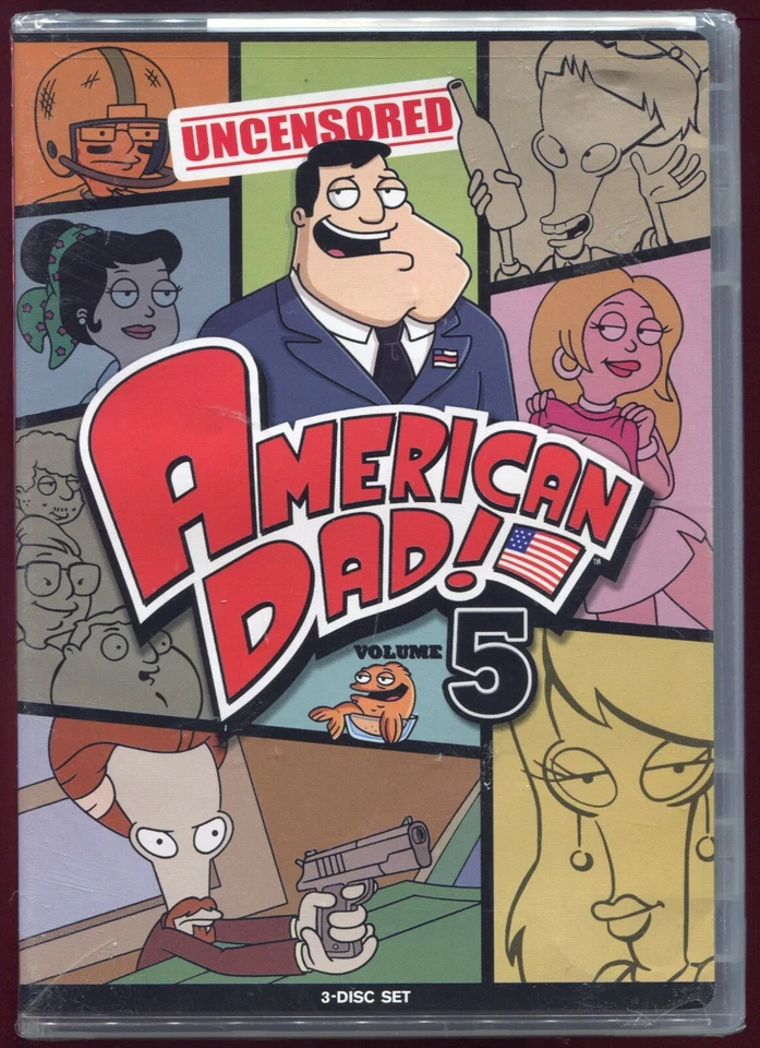 American Dad Volume 5 - R1 (DVD) Animation - Image 1 of 3