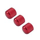3Pcs Volume Tone Control Knobs Metal Dome Button Caps For Electric Guitar/Bass p