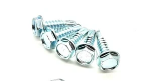 Tornillos de tek autoperforantes de 4,8 mm x 19 mm cabeza hexagonal 10 g x 3/4" revestimiento de techo de zinc - Imagen 1 de 7