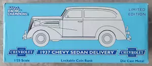 New 1993 Liberty Classics Jeff Gordon DuPont 1937 Chevy Sedan Delivery 1:25 Bank - Picture 1 of 8