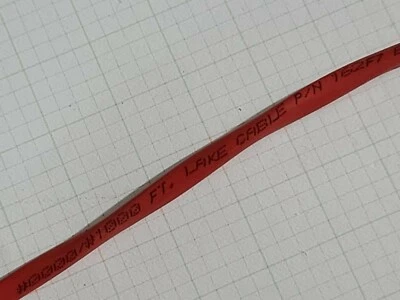 Lake Cable 162F7 16/2C Stranded Riser Fire Alarm Wire CL3R CMR FPLR Red /100ft