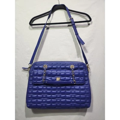 Bolso Bandolera de Trabajo para Computadora Kate Spade Roxana con Correa Ajustable. Azul cobalto Foto 1 de 4