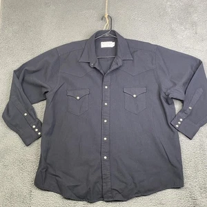Filson Shirt Mens 2XL Wool Western Snap Front Pearl Snap Pockets Long Sleeve - Picture 1 of 10
