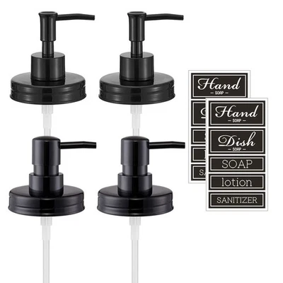 Onsogi Regular Mouth Plastic Mason Jar Soap Dispenser Pumps and Lids- Rust-Pr... - Image 1 of 4