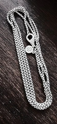 Collar de cadena delgada John Hardy 24" con etiqueta colgante JH Foto 1 de 3