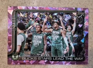 2025-26 Topps Basketball FEAR THE DEER PINK DIAMONTE PARALLEL #281 BUCKS - Bild 1 von 2