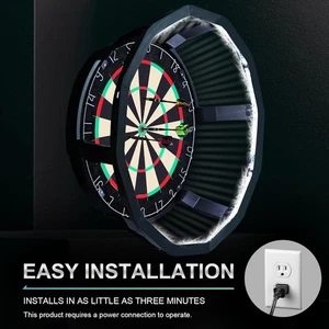 New Dartboard Light - Bright 360 Degree LED Illumination,Fits 18 Inch Dartboards - Picture 1 of 4