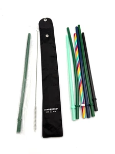 Starbucks Straw Bundle w/ Cleaning Brush - Picture 1 of 5