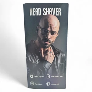 Clforczh Head Shaver 8780 Electric 2-in-1 Wet Dry Waterproof IPX6 LED Display - Picture 1 of 5