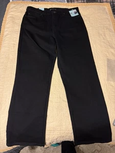 Lee Relaxed Fit Straight Leg Jeans Schwarz Größe 16 - Bild 1 von 6
