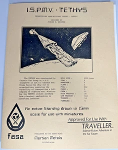 Muy Raro I.S.P.M.V. Folio original genuino TETHYS de FASA 1980 COMO NUEVO - Imagen 1 de 12