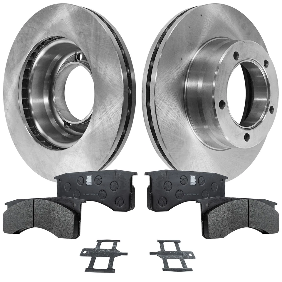 Disc Brake & Organic Pad Kit For 2003-2009 Chevy C5500 Kodiak Front and Rear - Image 1 of 4