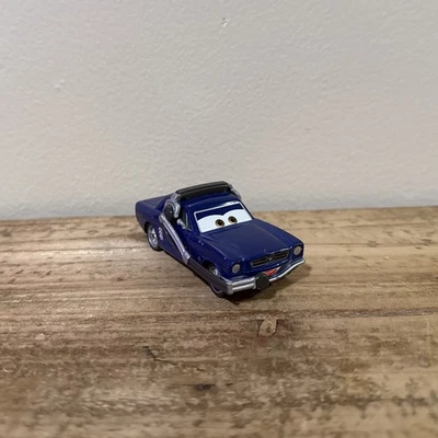 Mattel Disney Pixar Cars Brent Mustangburger com fone de ouvido WGP - Imagem 1 de 4