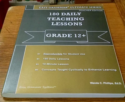 Easy Grammar Ultimate Series: Grade 12 Teacher Edition - Image 1 of 2