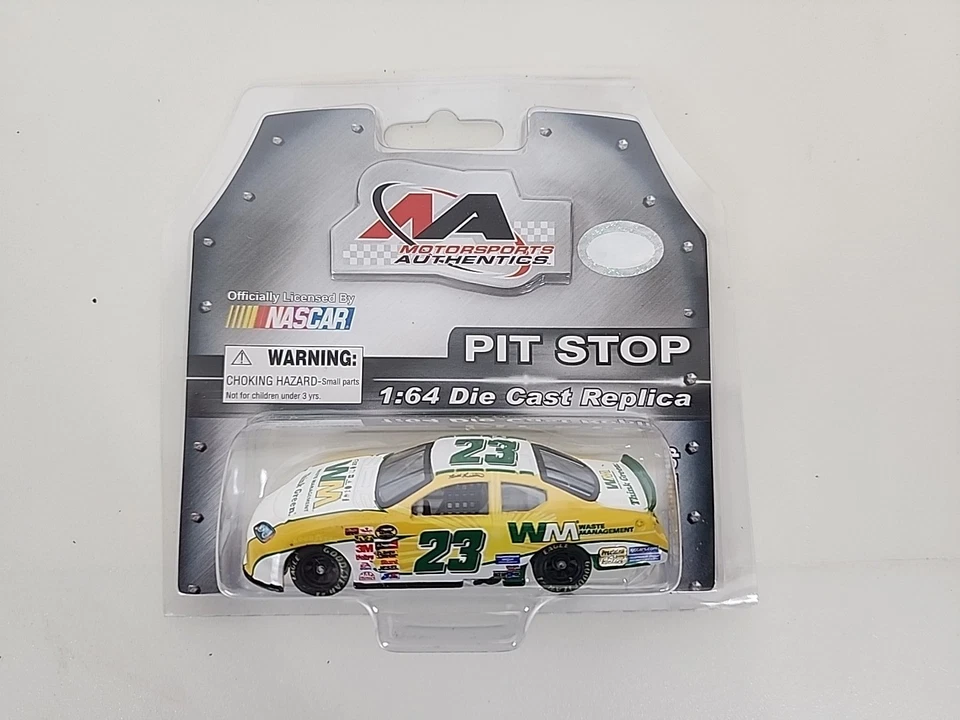2006 #23 Bill Lester Waste Management 1/64 Diecast Motorsports Authentics - Image 1 of 2
