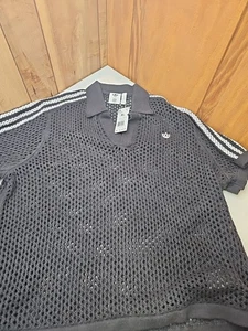 Adidas CLOT Polo Malla Tejido Top XL RARO HIPHOP MODA - Imagen 1 de 5