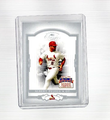 2004 Donruss Classics Albert Pujols DP-1 National Trading Card Day Cardinals - Image 1 of 2