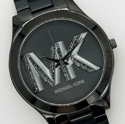 MICHAEL KORS Runway MK4734 Slim Blackout 42mm Unisex Watch - Image 1 of 4