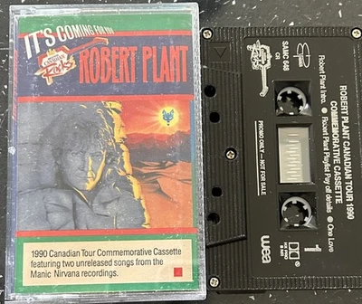 1990 CANADIAN CASSETTE TAPE PROMO:ROBERT PLANT(LED ZEPPELIN):IT'S COMING FOR YOU - Image 1 of 2