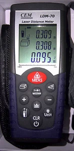 Digital Laser Range Finder Distance Meter Area Volume Tester 0.05-70Meter LDM-70 - Picture 1 of 1