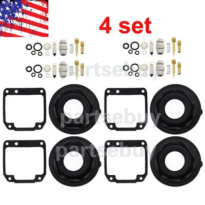  For YAMAHA XJ550 1981-1983 XJ 550 Maxim Carburetor Repair Kit Diaphragm Vacuum - Image 1 of 4
