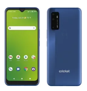 Smartphone Cricket Dream 5G 6.8 in | 64GB | 48MP GSM Desbloqueado, Azul - Imagen 1 de 6