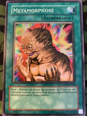Metamorphosis GERMAN Metamorphose, CP01-DE003, Super Rare, MINT M, PSA Gradeable - Image 1 of 4