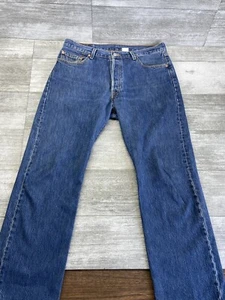 VTG Levi's 501 Button Fly Denim Blue Jeans WPL 423 Men's 36 Waist 32 Length - Picture 1 of 24