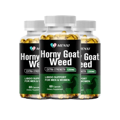 Экстракт сорняков рогатого козы с макой, пальметто женьшень аргинин - 3 бутылки - Изображение 1 из 4