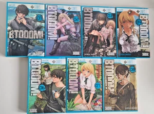 Btooom Manga English Volumes 1-8  Missing Volume 5 Junya Inoue Yen Press 2013 - Imagen 1 de 8