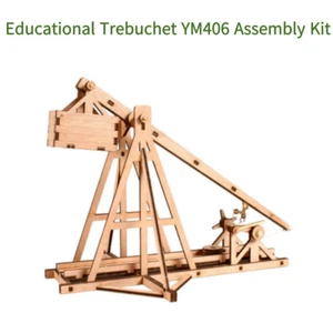 YOUNGMODELER Educational Trebuchet YM406 Assembly Kit STEM Creativity Cognitive - Picture 1 of 9
