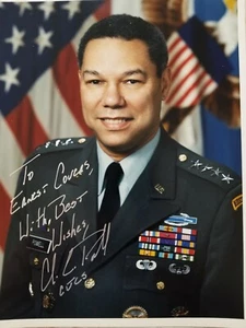 Autographed Photo of Gen.Colin Powell and signed letter on CJCS Letterhead - Picture 1 of 3