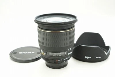 SIGMA 20mm F1.8 EX DG wide-angle prime lens for Nikon w/Front and rear caps,hood - Image 1 of 4
