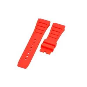 Correa de reloj de goma roja de 27 mm para Richard Mille RM011, RM030, RM010, RM055, RM53 - Imagen 1 de 6