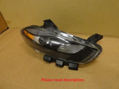 Faro derecho pasajero Dodge Dart 2013-2016 OEM completo negro 68292804AA Foto 1 de 4