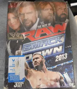 WWE THE BEST OF RAW SMACKDOWN 2013 BRAND NEW FACTORY SEALED DVD 3 DISC SET - Picture 1 of 2