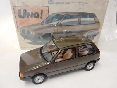 Laudoracing Fiat Uno 45 marrone 1983 1/18 LM158E - Immagine 1 di 3