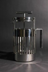 TRUE VINTAGE Alessi 99094 Kaffeebereiter 8 Tassen Glas Edelstahl / Coffee maker