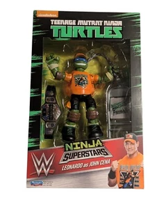 2016 Playmates WWE TMNT Superstars Leonardo as John Cena Ninja Turtles New - Picture 1 of 5