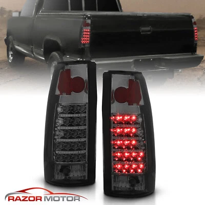 Luces traseras LED de humo para Chevy C/K C10 1500/2500/3500 Blazer Escalade 1988-1999 Foto 1 de 4