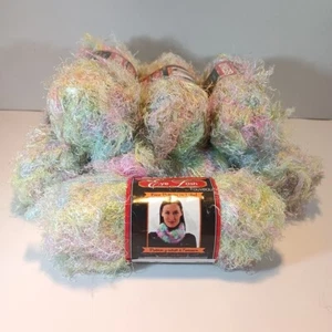 8 Skeins Bernat Eye Lash Yarn Wink 1.75 oz Super Bulky Nylon - Picture 1 of 6