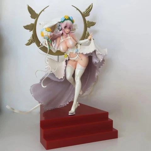 Super Sonico Anime Swimsuit Gravure Black 35cm Figure SKYTUBE China Ver No BOX Cover