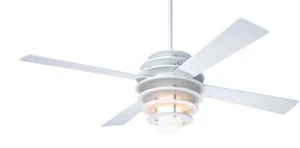 Modern Fan Company Stella White 52" Ceiling Fan with LED Light and Wall Control - Picture 1 of 1