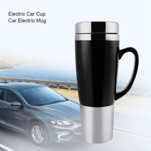 HB0 (Black)12V Electric Water Insulated Car Mug Travel Heating Cup Kettle For - Picture 1 of 12