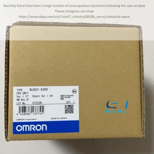 Controlador de unidad CPU OMRON NJ501-4300 NJ501-4300 nuevo - Imagen 1 de 2