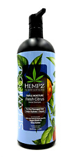 Hempz Triple Moisture Fresh Citrus Herbal Shampoo for Dry/Damaged hair 33.8 oz