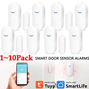 WiFi Smart Window Door Sensor Detector Home Burglar Alarm Fit For Tuya LOT - Picture 1 of 13